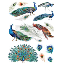 Load image into Gallery viewer, PEACOCK DREAMS - Decor Transfer