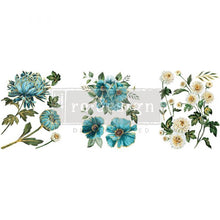 Load image into Gallery viewer, Gilded Floral Decor Transfer