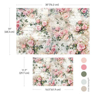ROSY REVERIE - Decoupage Fiber