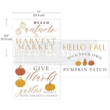 Load image into Gallery viewer, FALL FESTIVE - Decor Transfers
