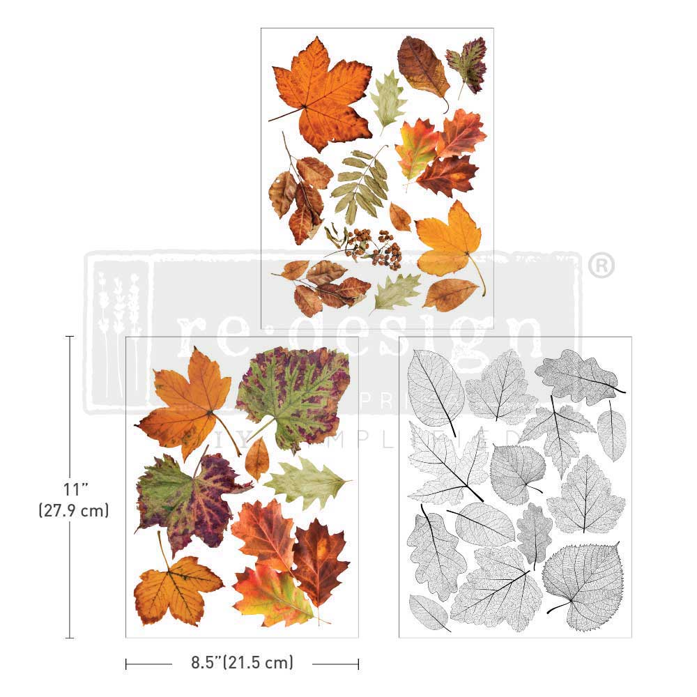 CRUNCHY LEAVES FOREVER - Decor Transfers – Shop Artsy Chicks Rule