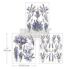 Load image into Gallery viewer, LAVENDER BUNCH- Decor Transfer
