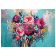 BURST OF COLOR - Decoupage Fiber