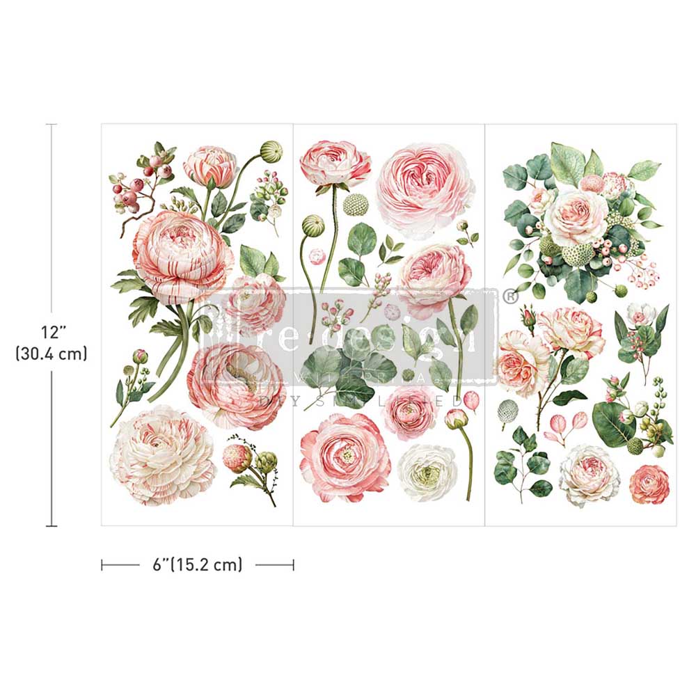 BLUSHING BLOOMS - Decor Transfer