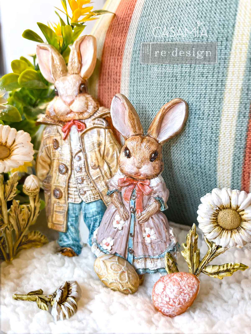 SPRINGTIME BUNNY - Decor Mould