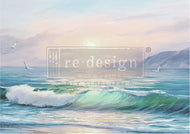 TRANQUIL TIDES - Decoupage Fiber