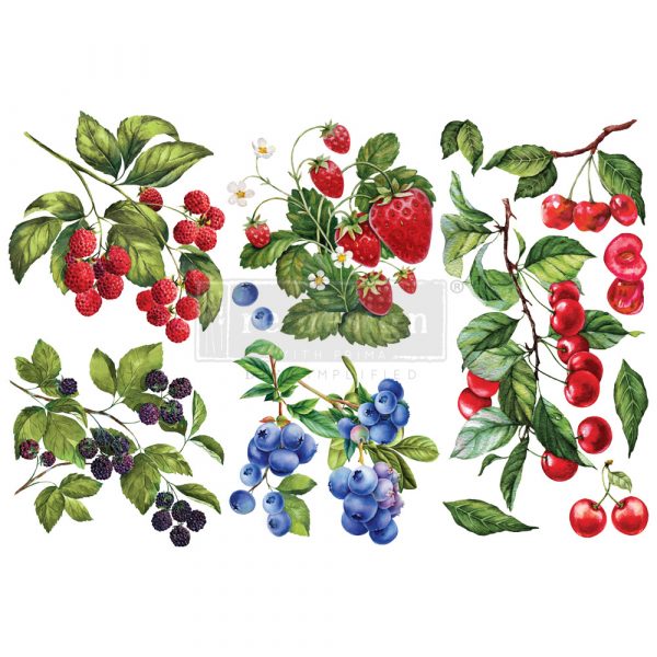 Sweet Berries Decor Transfer