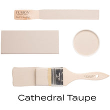Load image into Gallery viewer, fusion paint cathedral taupe swatches
