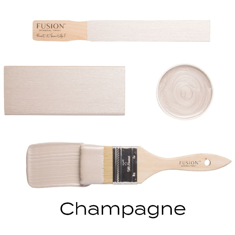 fusion paint champagne swatches