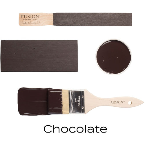 fusion paint chocolate swatches
