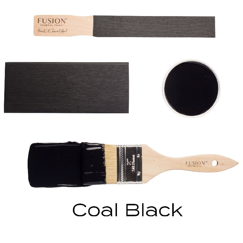 fusion paint coal black swatches