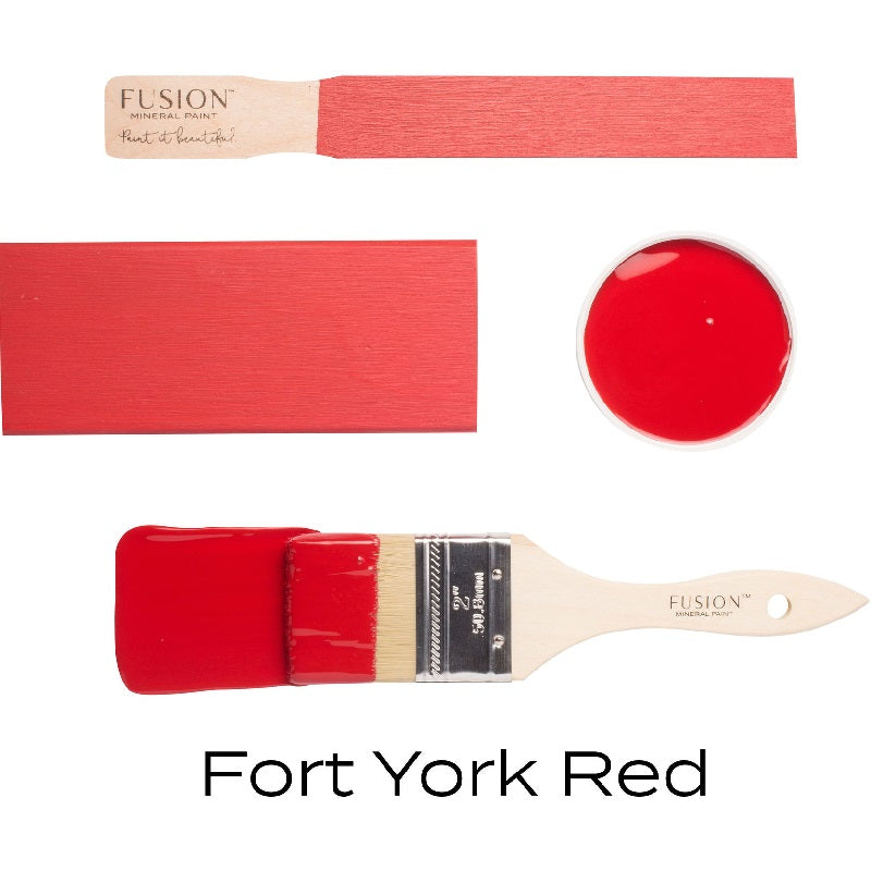  fusion paint Fort York Red swatches