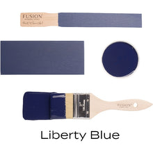 Load image into Gallery viewer, fusion paint liberty blue swatches

