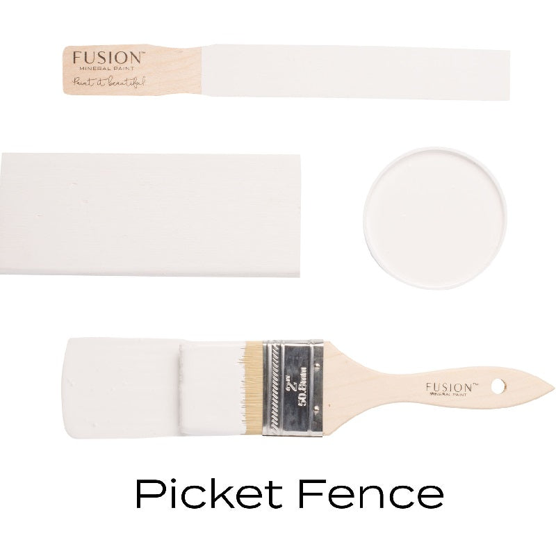 fusion paint Picket fence swatches