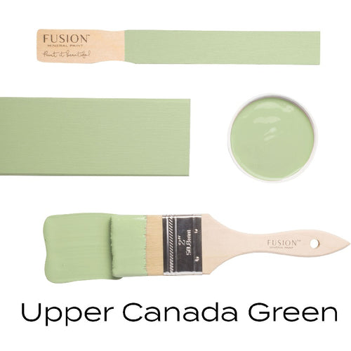 fusion paint Upper Canada Green swatches